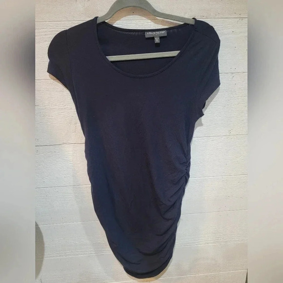 A Pea In the pod Maternity dress Scrunch Medium Pre-owned blue - Picture 1 of 5